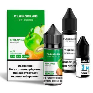 Набір Рідини Flavorlab PE 10000 30 мл Kiwi Apple 50 мг