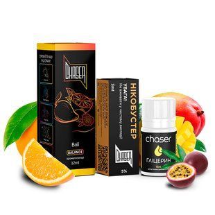 Набор Жидкости Chaser Black Salt 30 мл Bali 50 мг
