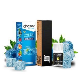 Набор Жидкости Chaser Ice 10 мл Блакитна Малина Ice 50 мг