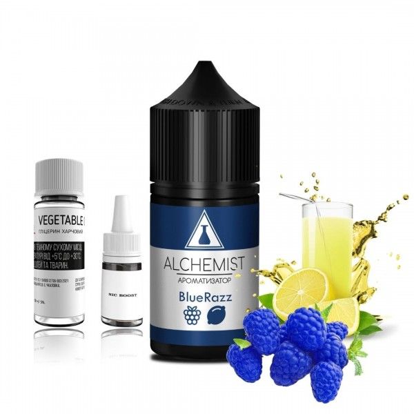 Набір Alchemist Salt 30 мл Blue Razz 50мг 63400002 фото