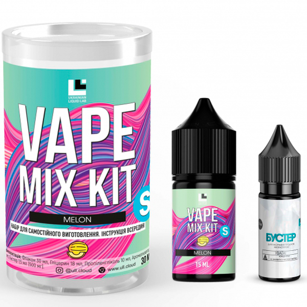 Набір Vape Mix 30 мл Melon 50мг Набір Vape Mix 30 мл Melon 50мг 63435006 фото