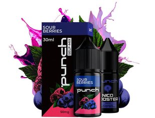 Набір Punch Salt 30 мл Sour Berries 50мг 63405009 фото