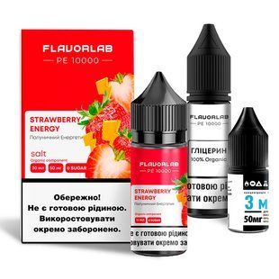 Набір Рідини Flavorlab PE 10000 30 мл Strawberry Energy 50 мг