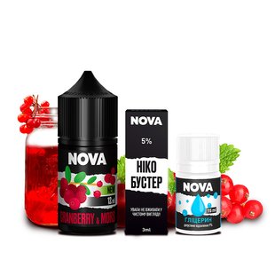 Набір Nova Salt 30 мл Cranberry Mors 50мг 63404010 фото