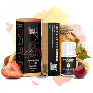 Набор Жидкости Chaser Black Salt 30 мл Compote 50 мг