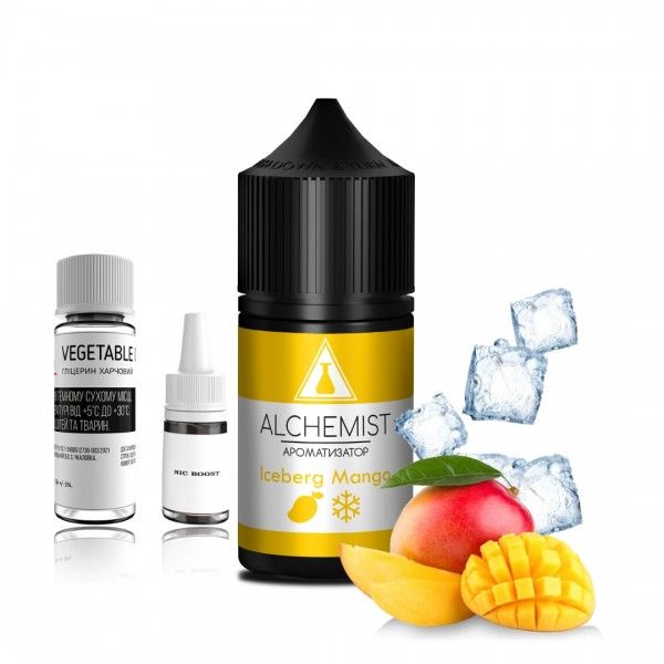 Набор Alchemist Salt 30 мл Iceberg Mango 50мг 63400009 фото