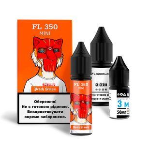 Набор Жидкости Flavorlab FL350 Mini 15 мл - Peach Lemon 50 мг