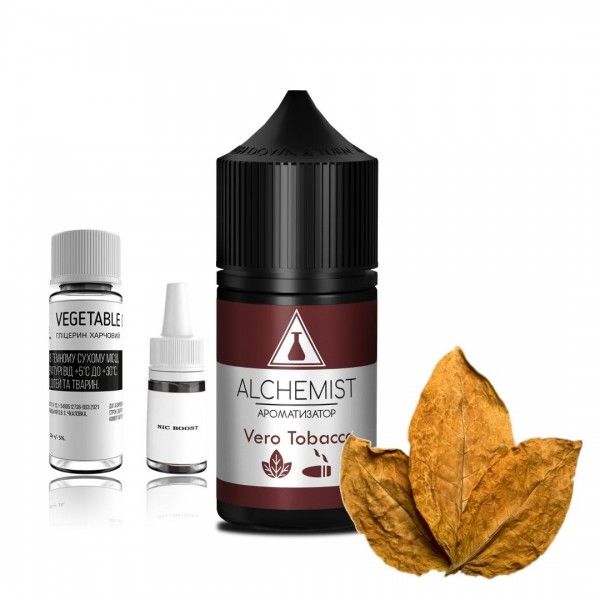 Набір Alchemist Salt 30 мл Vero Tobacco 50мг 63400014 фото