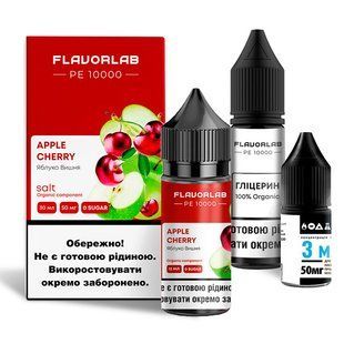 Набір Рідини Flavorlab PE 10000 30 мл Apple Cherry 50 мг
