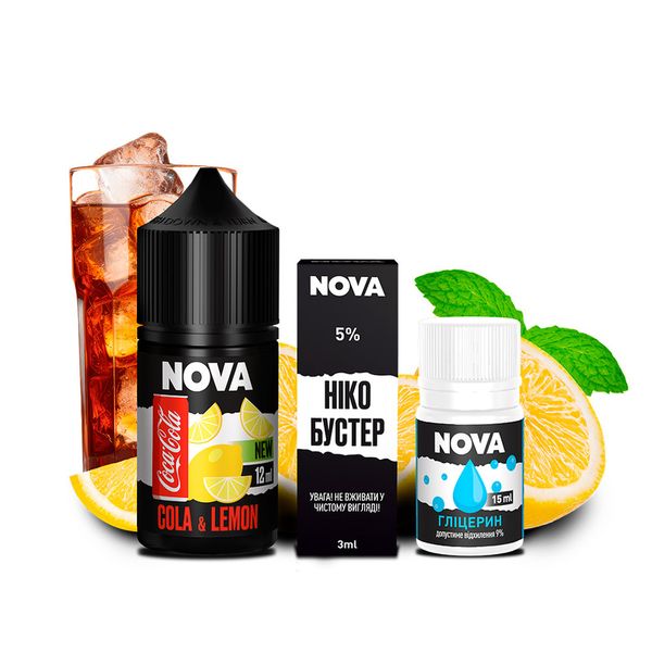 Набор Nova Salt 30 мл Cola Lemon 50мг 63404011 фото