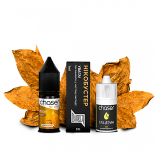 Набор Жидкости Chaser For Pods 10 мл Табак 50 мг
