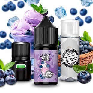Набор Жидкости Hype Salt 30 мл Blueberry Ice Cream 50 мг
