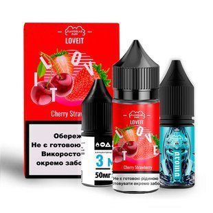 Набор Жидкости Flavorlab Love It Salt 30 мл Cherry Strawberry 25 мг