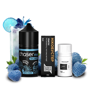 Набор Жидкости Chaser Mix 30 мл Голубая Малина Лимонад 50мг