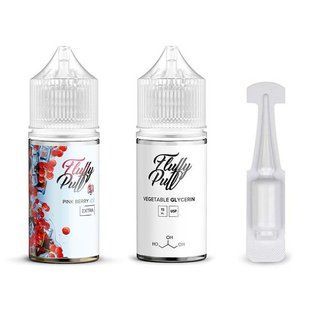Набір Рідини Fluffy Puff 30 мл - Pink Berry Ice