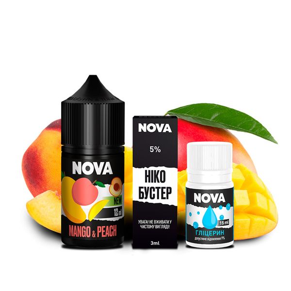 Набор Nova Salt 30 мл Mango Peach 50мг 63404006 фото