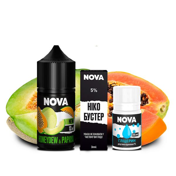 Набор Nova Salt 30 мл Honeydew Papaya 50мг 63404007 фото