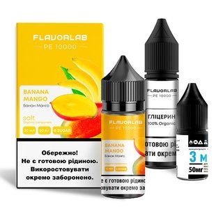 Набір Рідини Flavorlab PE 10000 30 мл Banana Mango 50 мг