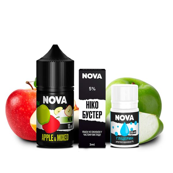 Набор Nova Salt 30 мл Apple Mixed 50мг 63404013 фото