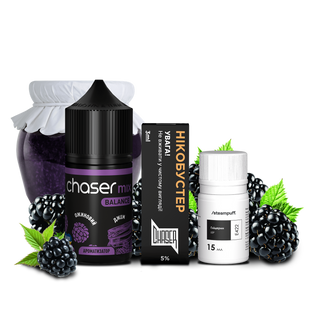 Набор Жидкости Chaser Mix 30 мл Ежевика Джем 50мг