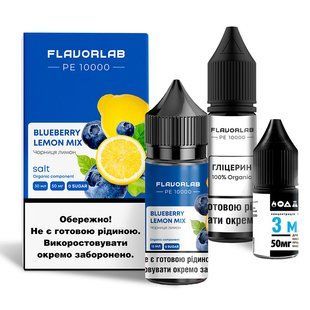 Набір Рідини Flavorlab PE 10000 30 мл Blueberry Lemon Mix 50 мг