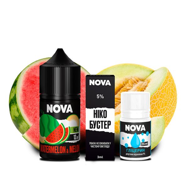 Набір Nova Salt 30 мл Watermelon Melon 50мг 63404015 фото